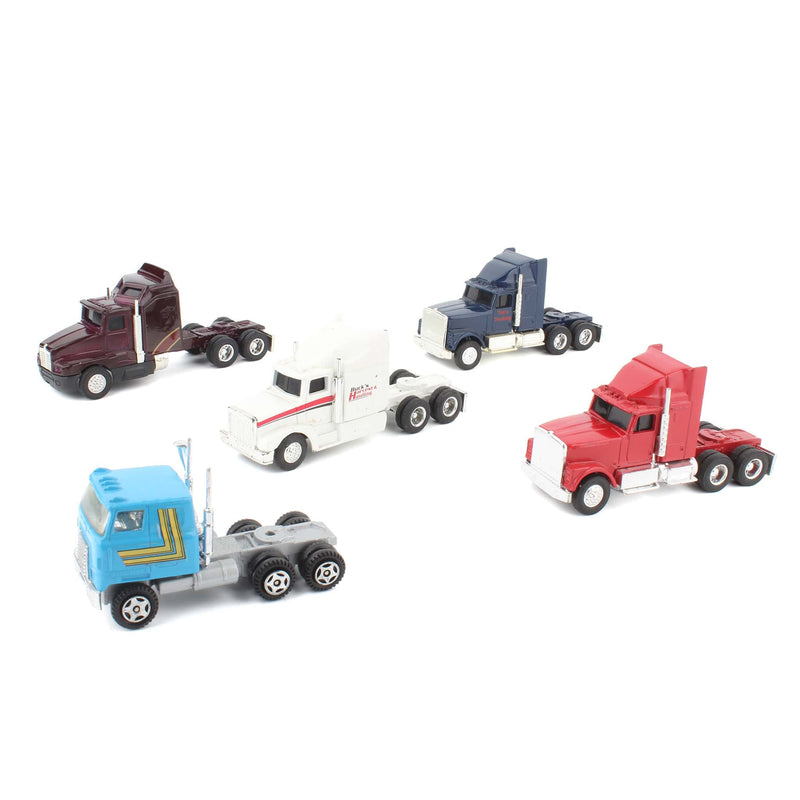 Lot of (5) 1/64 Semi Trucks - No Trailers Included