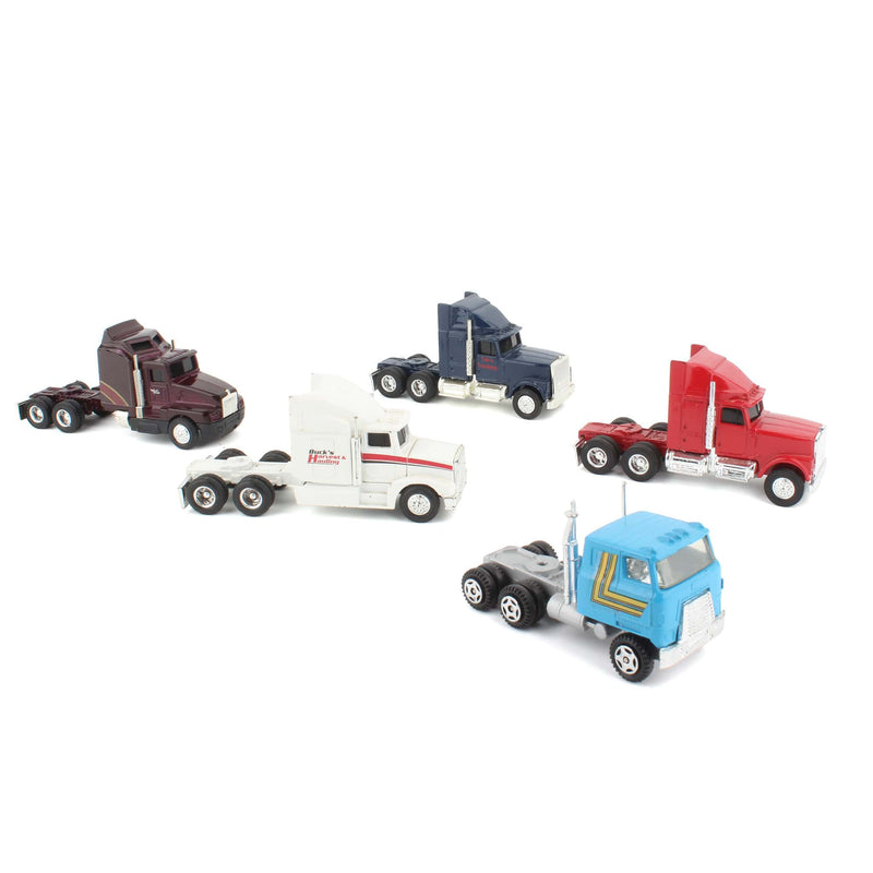 Lot of (5) 1/64 Semi Trucks - No Trailers Included