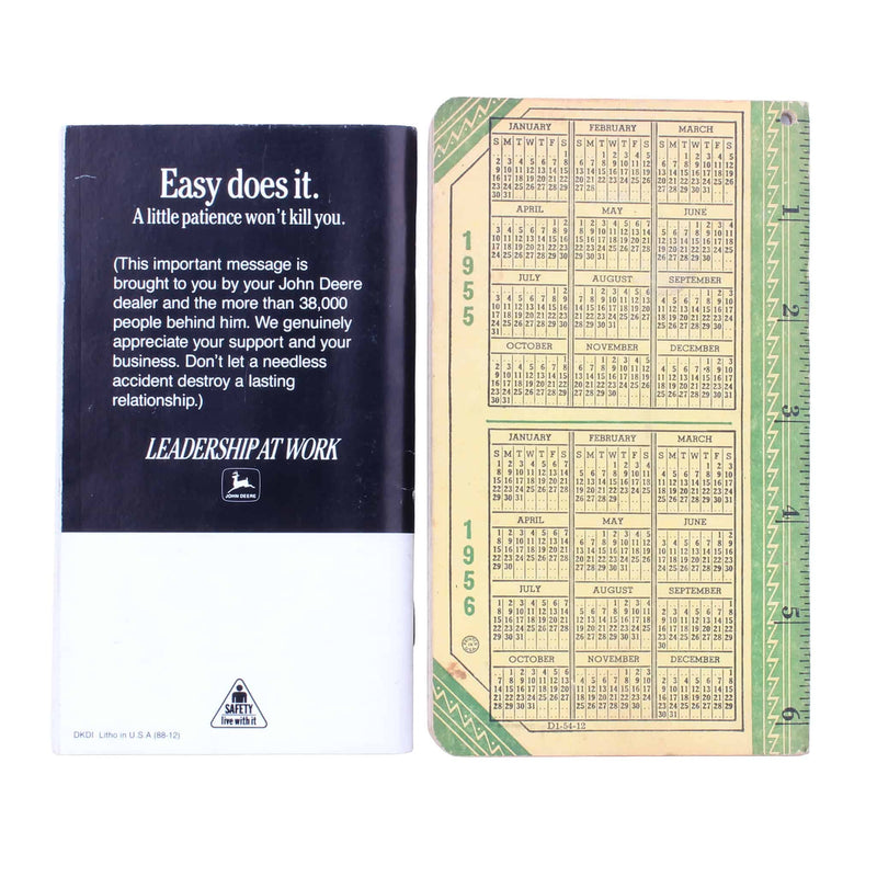 Lot of (1) Farmer's Pocket Ledger and (1) 1989 Farm Management Notebook - Unused