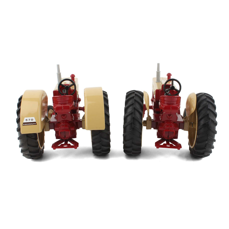 Lot of (2) 1/16 Cockshutt Tractors, National Farm Toy Museum Commemorative 1987 by ERTL