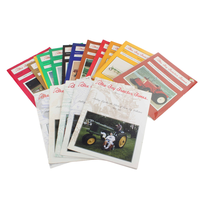 Lot of (18) The Toy Tractor Times, Dated September 1991 to July 1997