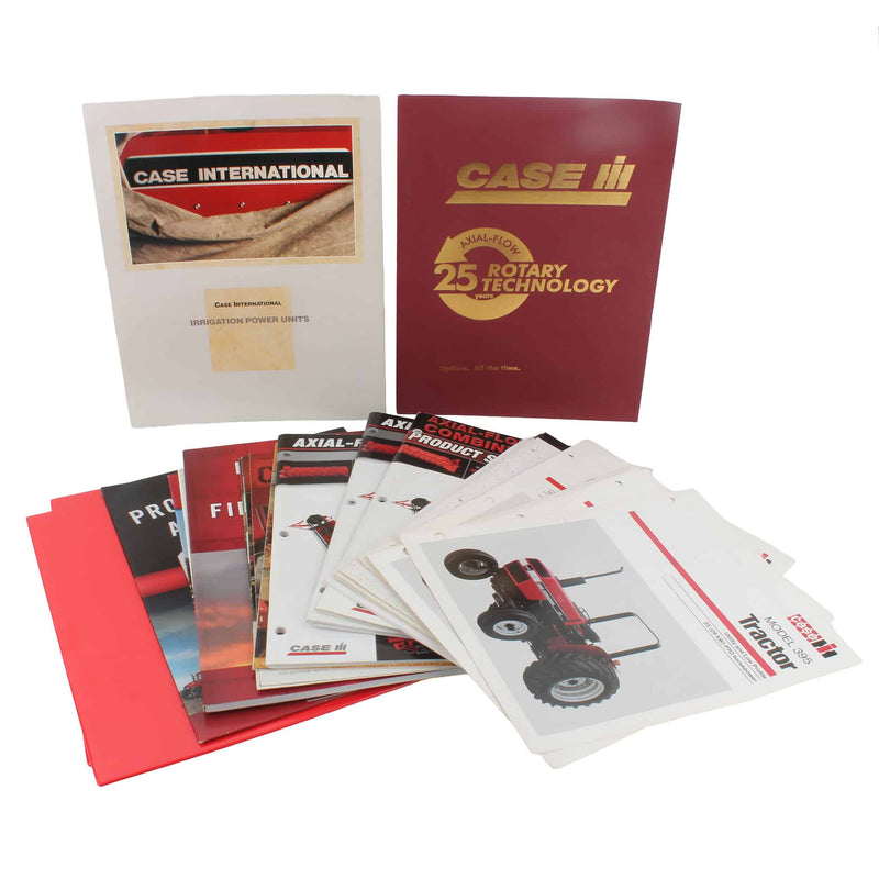 Lot of Several Case IH and Hoober Sales Info Brochures and Literature