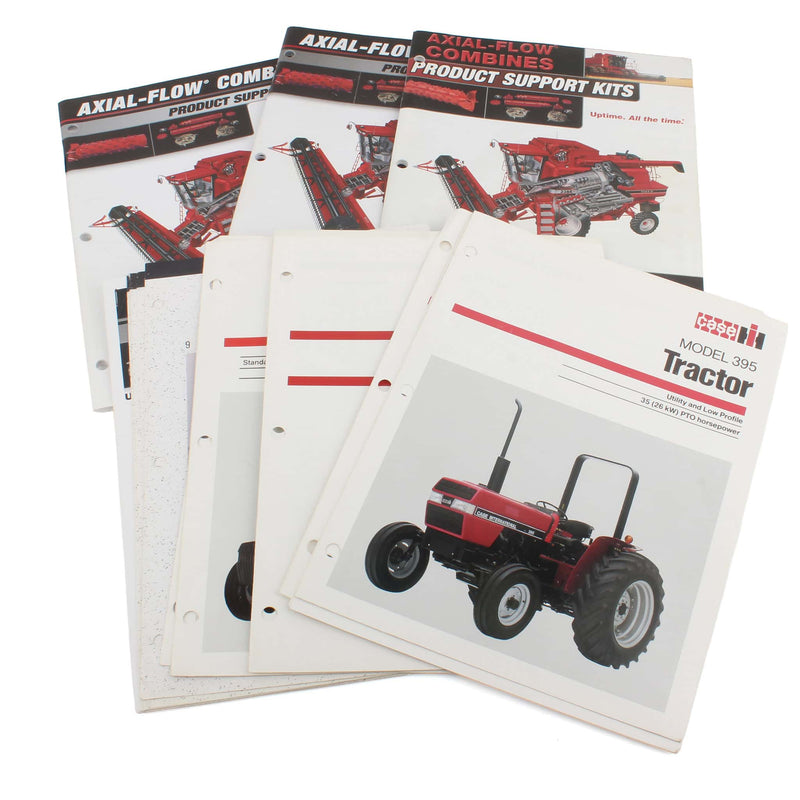 Lot of Several Case IH and Hoober Sales Info Brochures and Literature