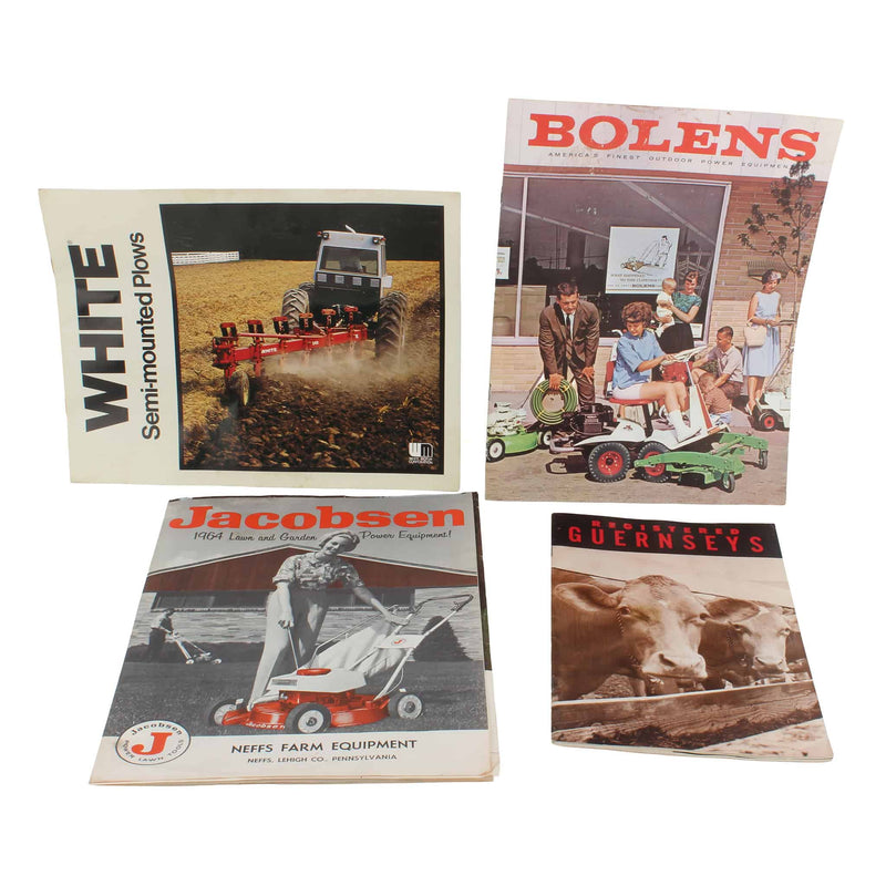 Lot of  (2) Company Calendars, (5) Farming Sales Brochures, (2) Lawn & Garden Sales Brochures, (1) Troy-Bilt Owners Manual Packet and (1) Information Booklet