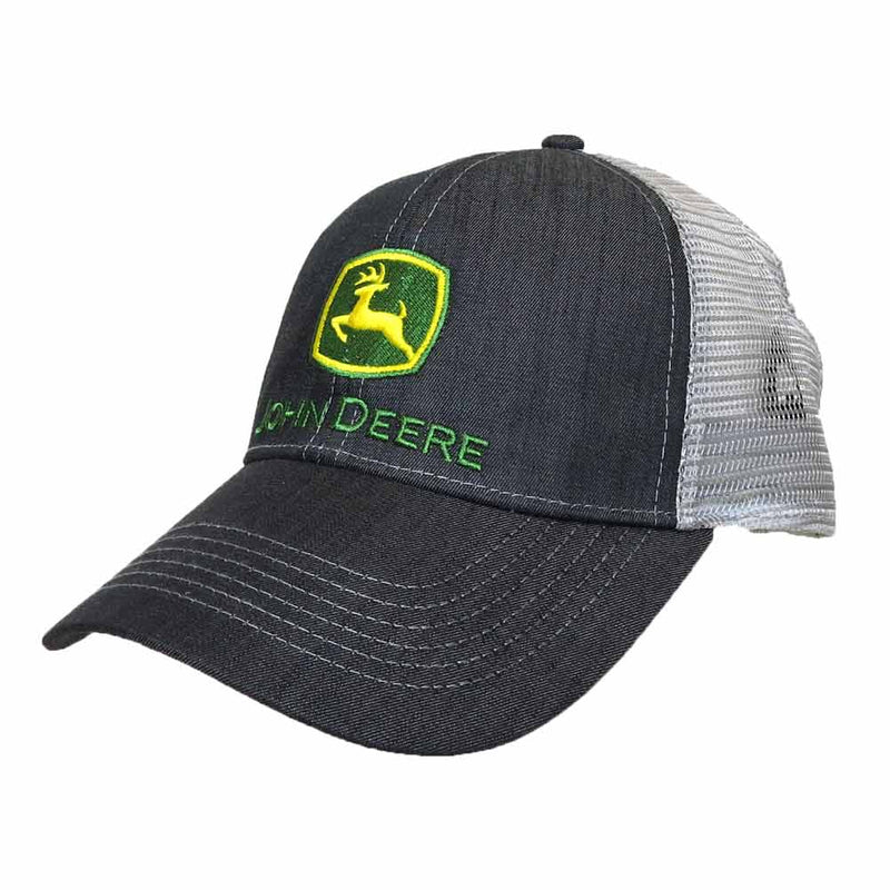 Toddler John Deere Charcoal Twill Cap with Mesh Back