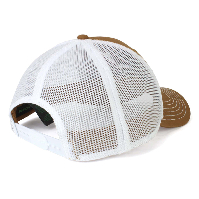 John Deere Logo Construction Brown & Light Gray Mesh Back Hat