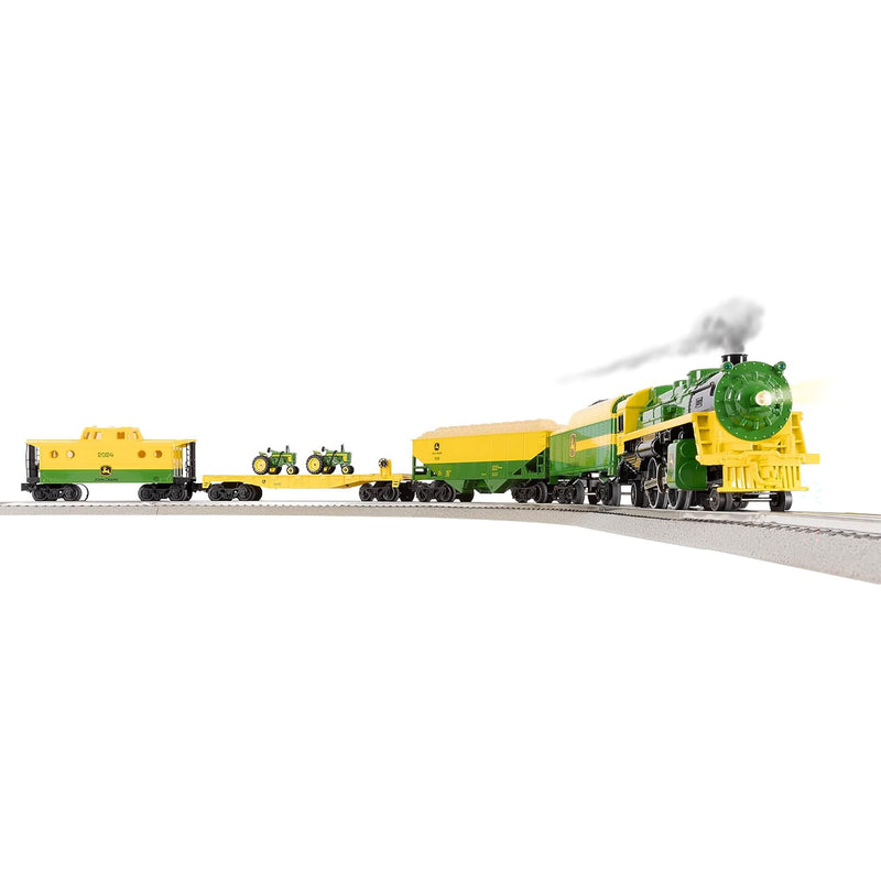 1/48 John Deere Steam Freight LionChief Electric O Gauge Bluetooth 5.0 Train Set with Remote by Lionel