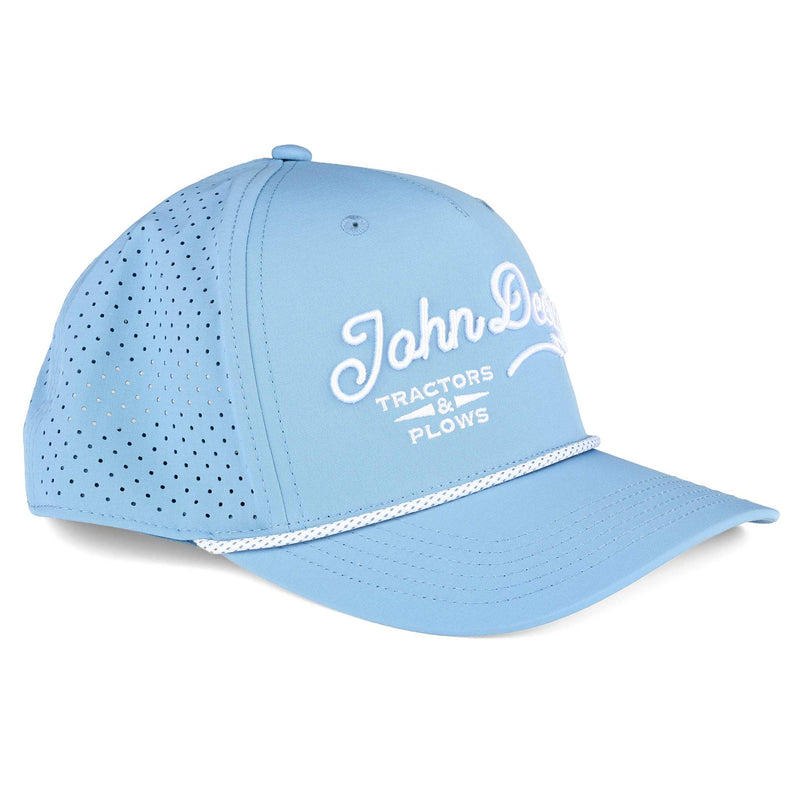 John Deere Blue & White Golf Rope Hat