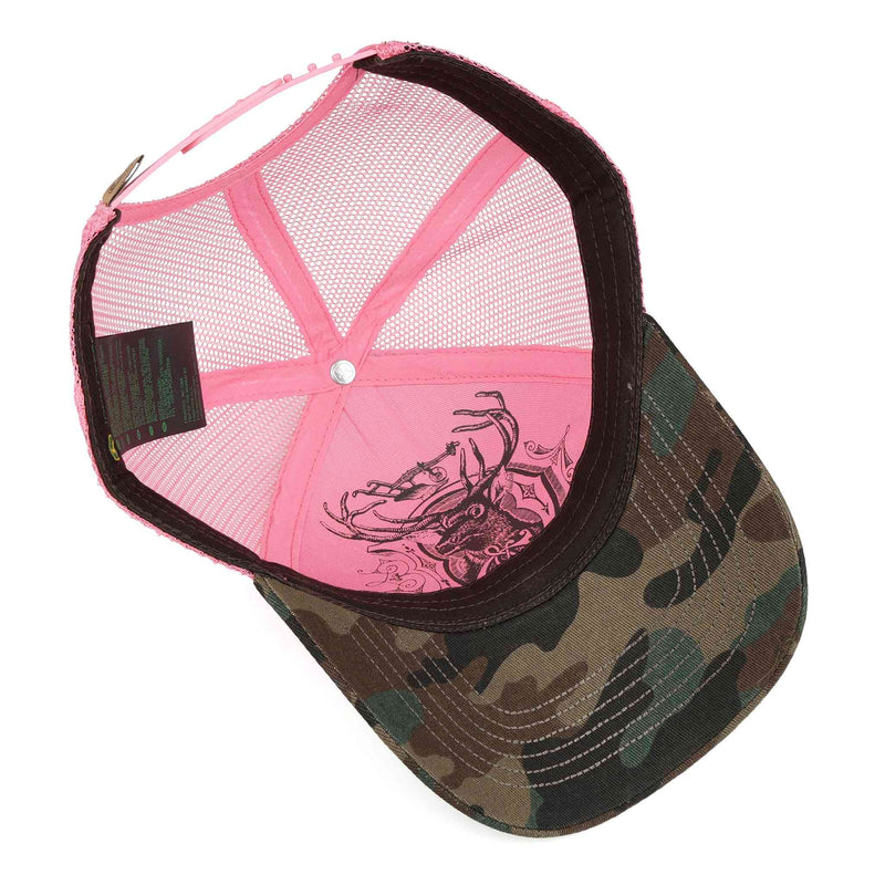 John Deere Pink & Camo Mesh Back Hat