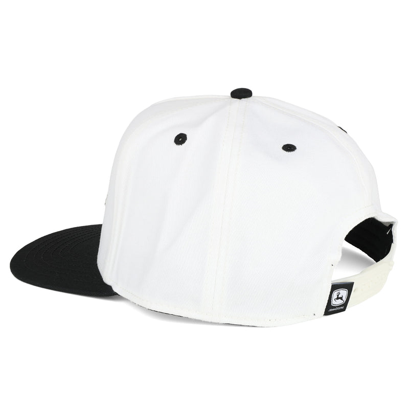 John Deere Ivory & Black Color Block Hat