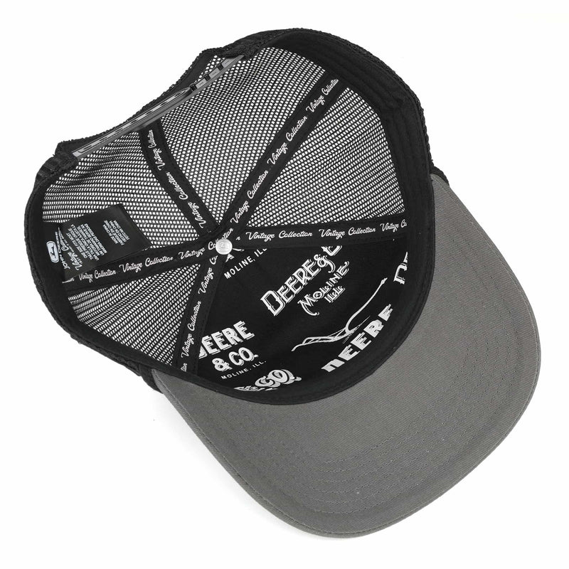 John Deere Model R Diesel Gray & Black Mesh Back Hat