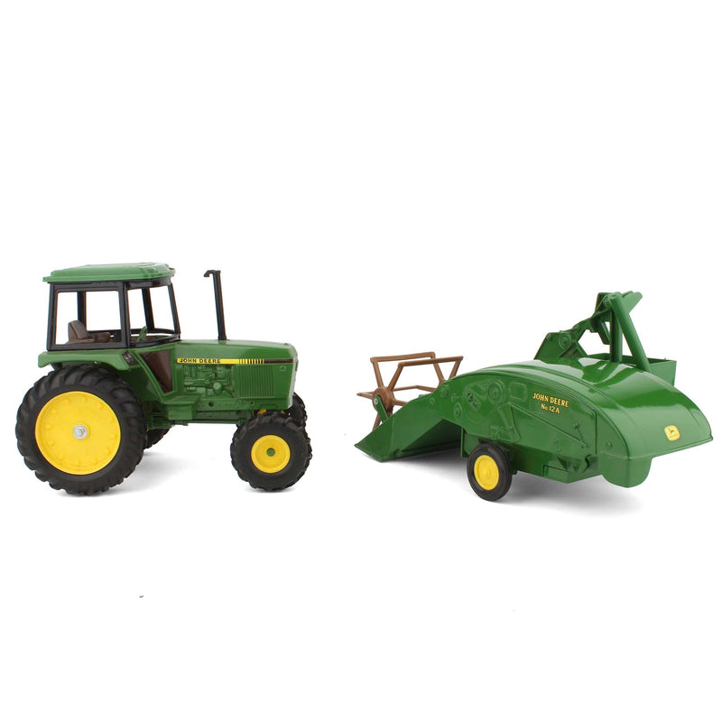 Lot of (1) 1/16 John Deere Tractor and (1) 1/16 John Deere Combine by ERTL