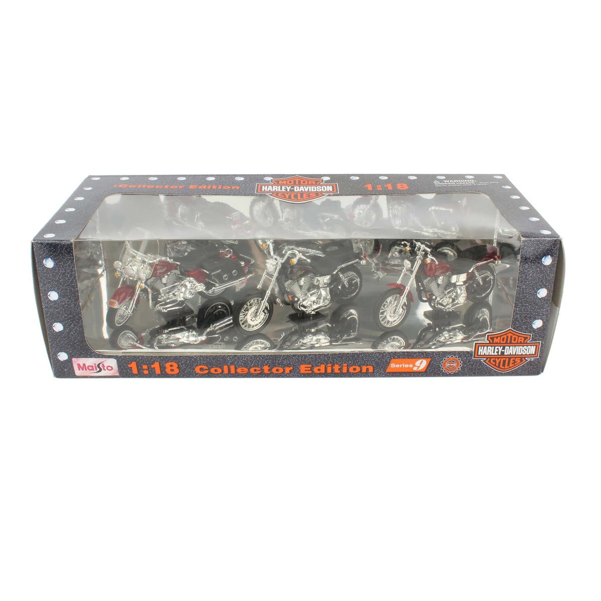 ハーレーダビッドソン 1/18 Harley-Davidson Motorcycle Collector's Edition Series 9 by