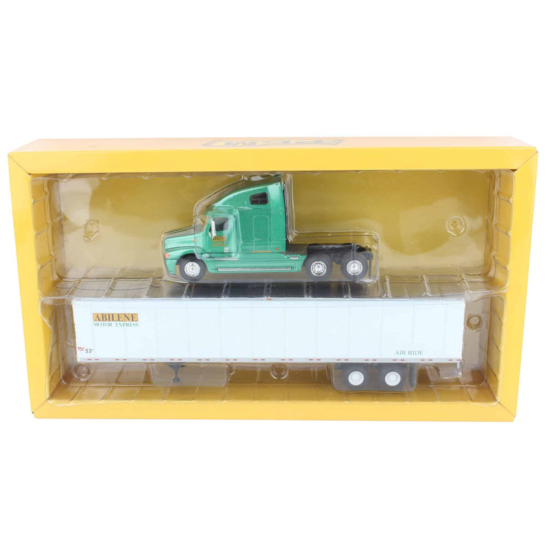 1/64 Green Freightliner Century Cab with 53' Trailer, Abilene Motor Express, by PEM Tonkin Replicas