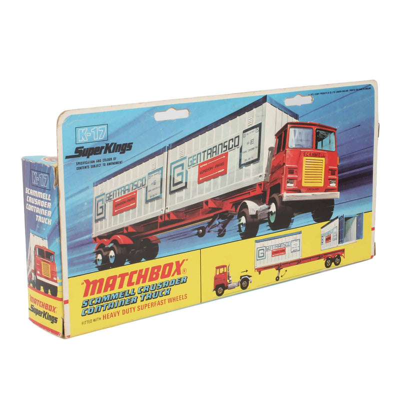 Matchbox SuperKings K-17 Scammell Crusader Container Truck, 7-UP Deco