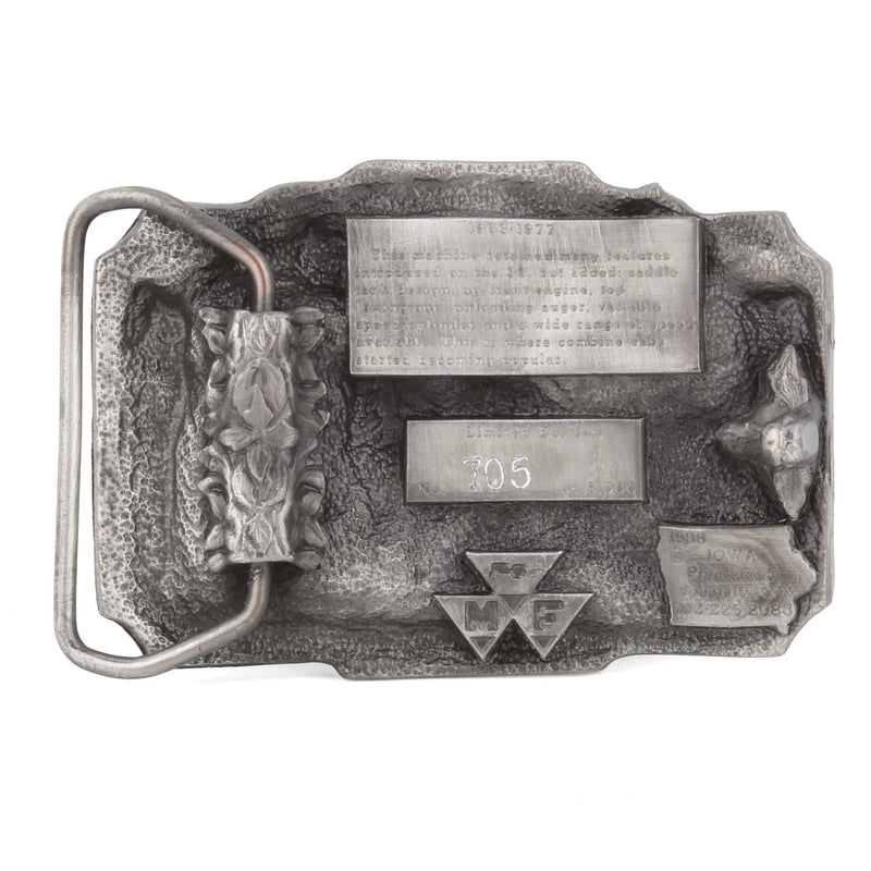 Massey Ferguson 300 Combine Limited Edition Metal Belt Buckle