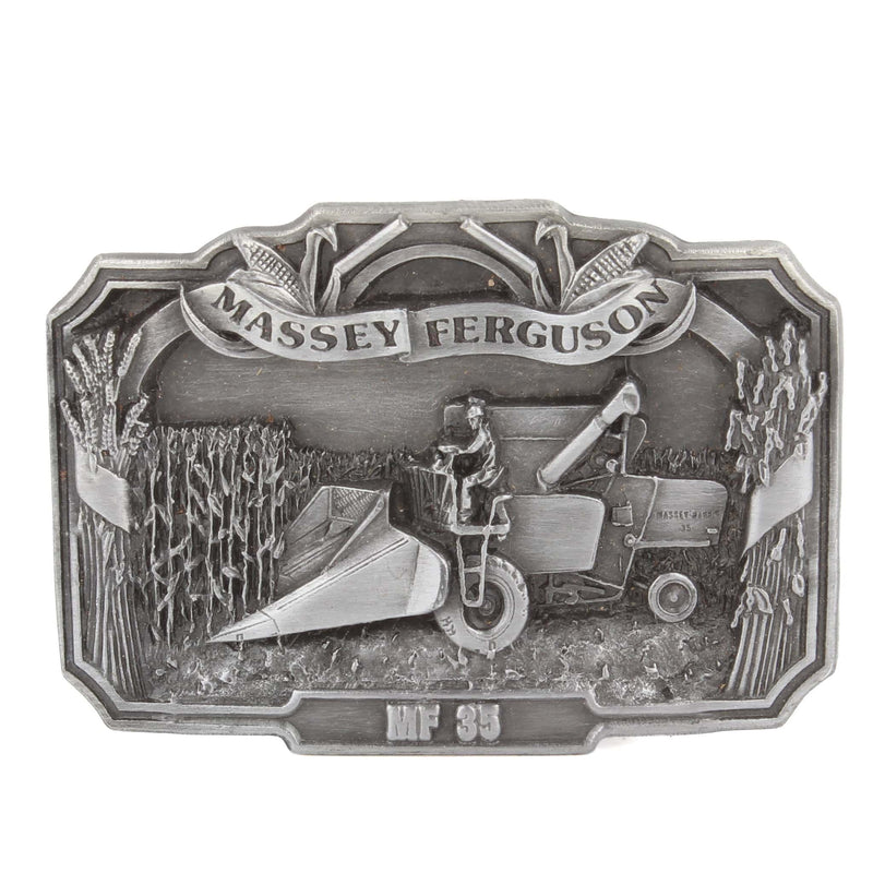 Massey Ferguson 35 Combine Limited Edition Metal Belt Buckle