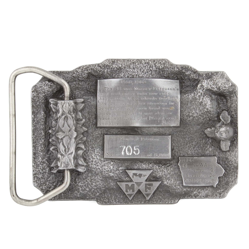 Massey Ferguson 35 Combine Limited Edition Metal Belt Buckle