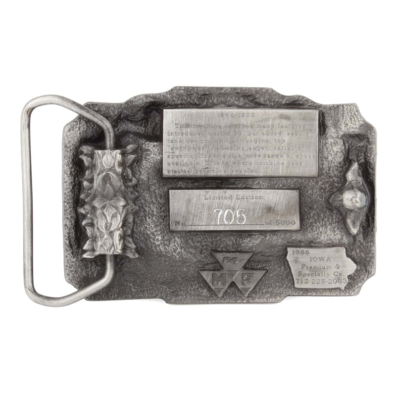 Massey Ferguson 510 Combine Limited Edition Metal Belt Buckle