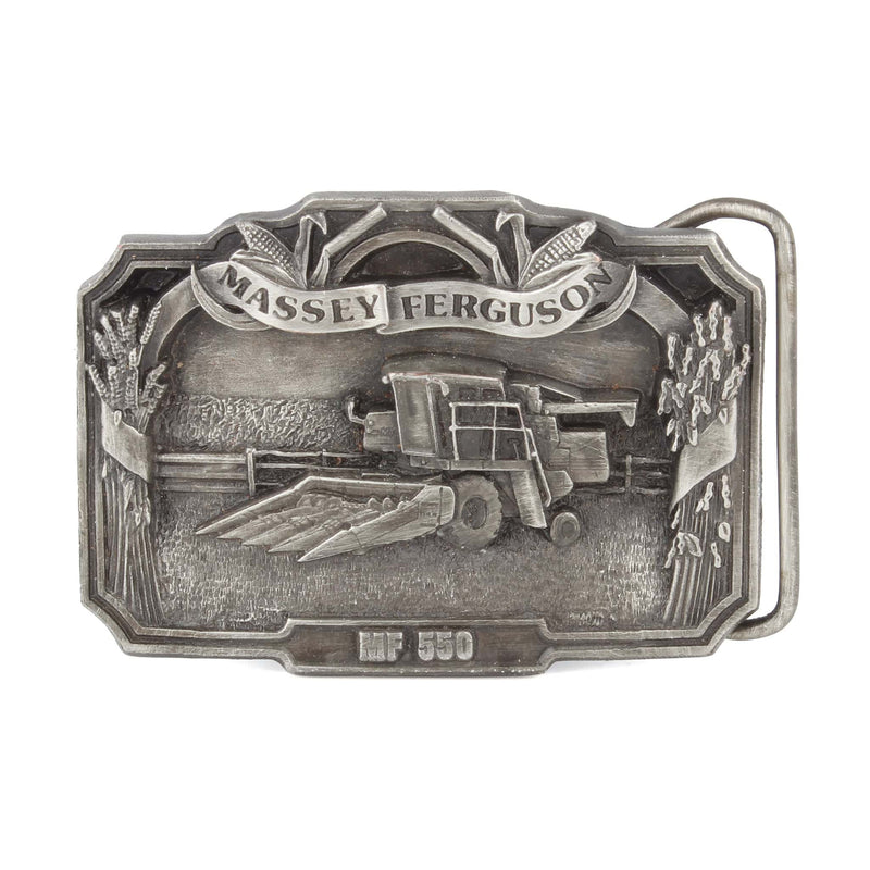 Massey Ferguson 550 Combine Limited Edition Metal Belt Buckle