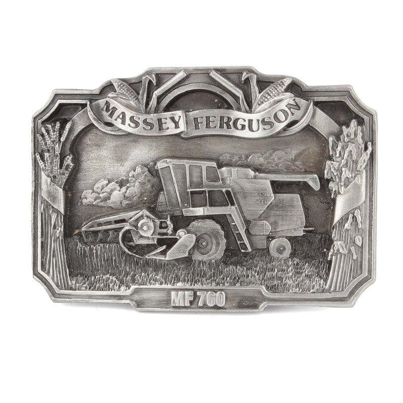 Massey Ferguson 760 Combine Limited Edition Metal Belt Buckle