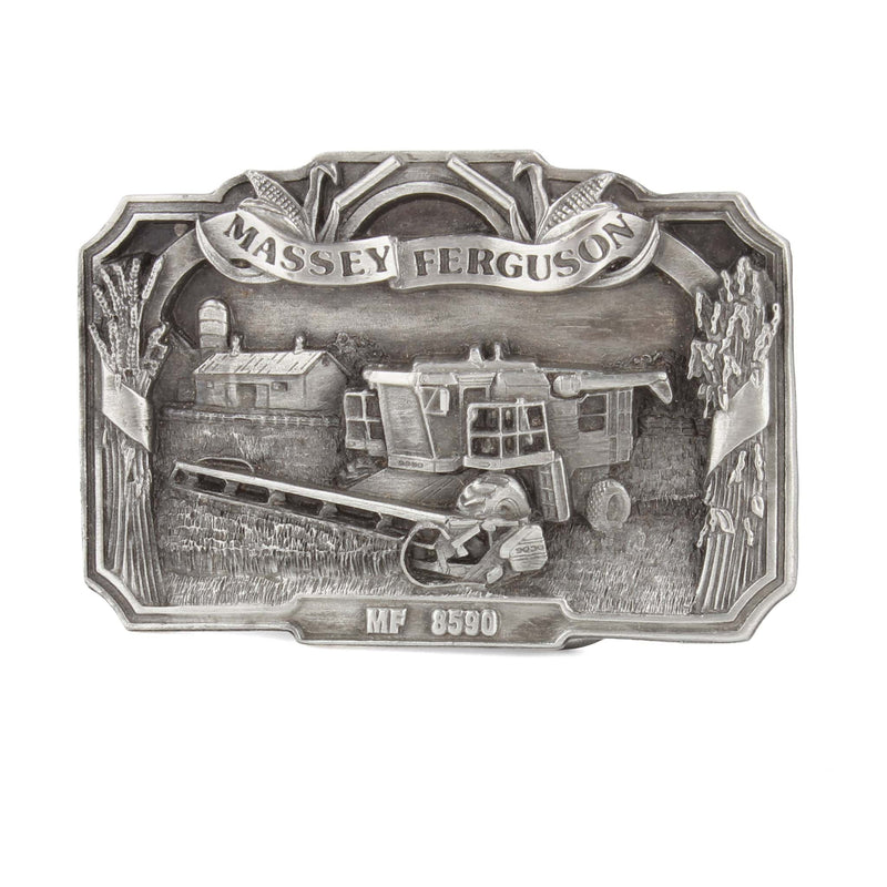 Massey Ferguson 8590 Combine Limited Edition Metal Belt Buckle