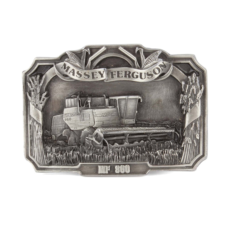 Massey Ferguson 860 Combine Limited Edition Metal Belt Buckle