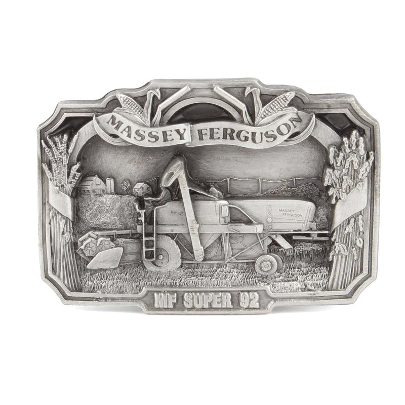 Massey Ferguson Super 92 Combine Limited Edition Metal Belt Buckle