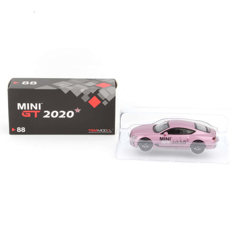 1/64 Bentley Continental GT Passion Pink, 2020 Gift Car by Mini GT
