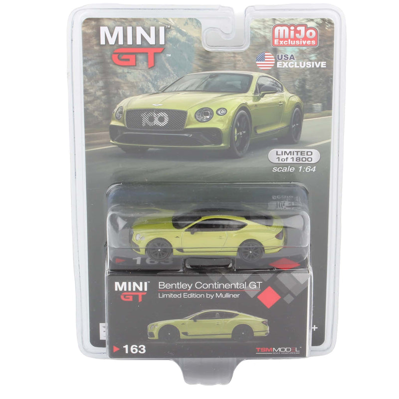 1/64 Bentley Continental GT, Green, Mulliner Limited Edition by Mini GT