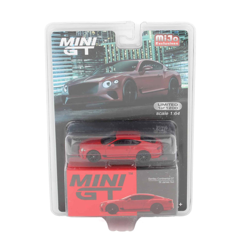1/64 Bentley Continental GT, St James Red Limited Edition by Mini GT