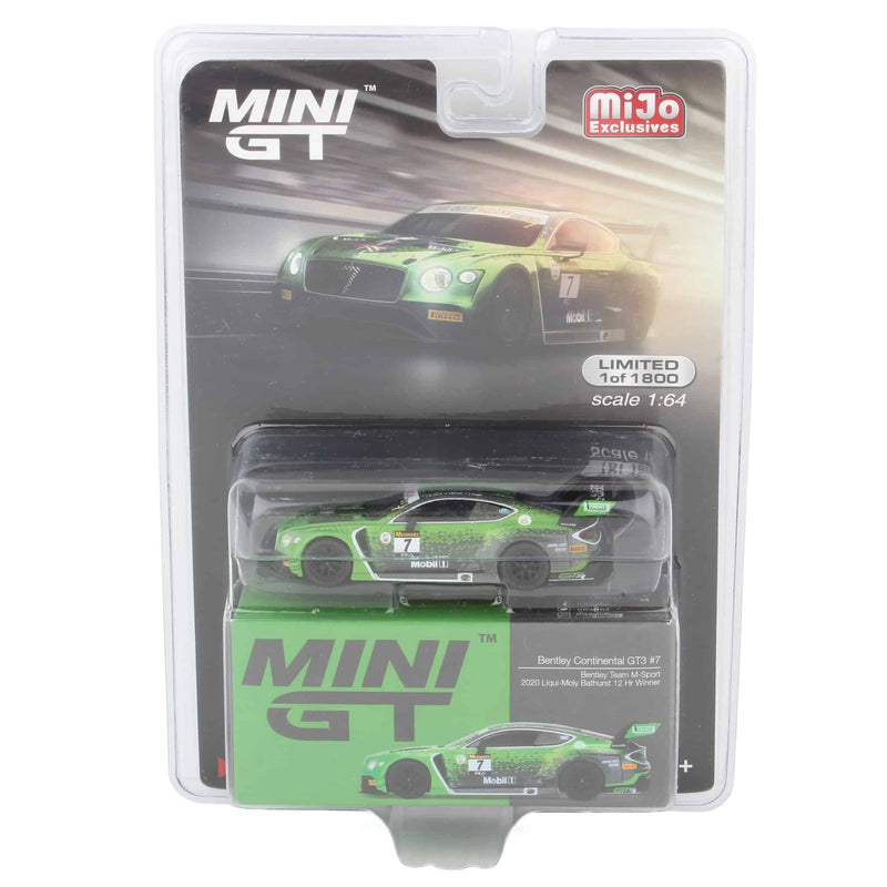 1/64 Mijo Bentley Continental GT3 #7, 2020 Liqui-Moly Bathurst 12 Hr Winner, Limited Edition by Mini GT