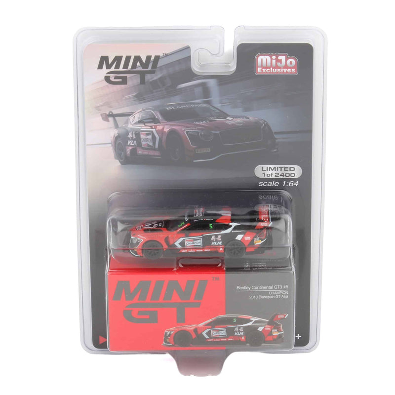 1/64 Mijo Bentley Continental GT3 #5, Champion Blancpain Asia Limited Edition by Mini GT