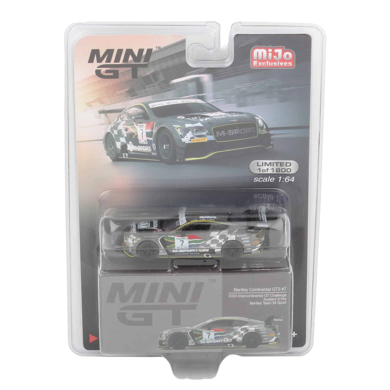 1/64 Mijo Bentley Continental GT3 #7, 2020 Intercontinental GT Challenge Team M-Sport Limited Edition by Mini GT