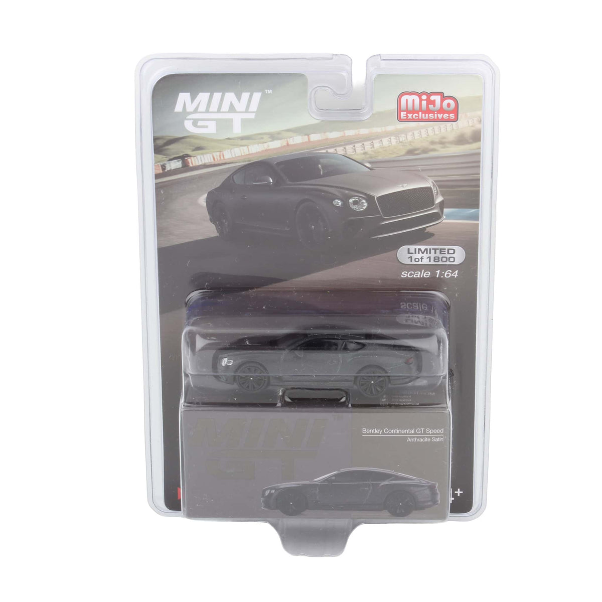 GT Bentley Continental Mini Speed 1⁄64 - 1:64 MINI Anthracite