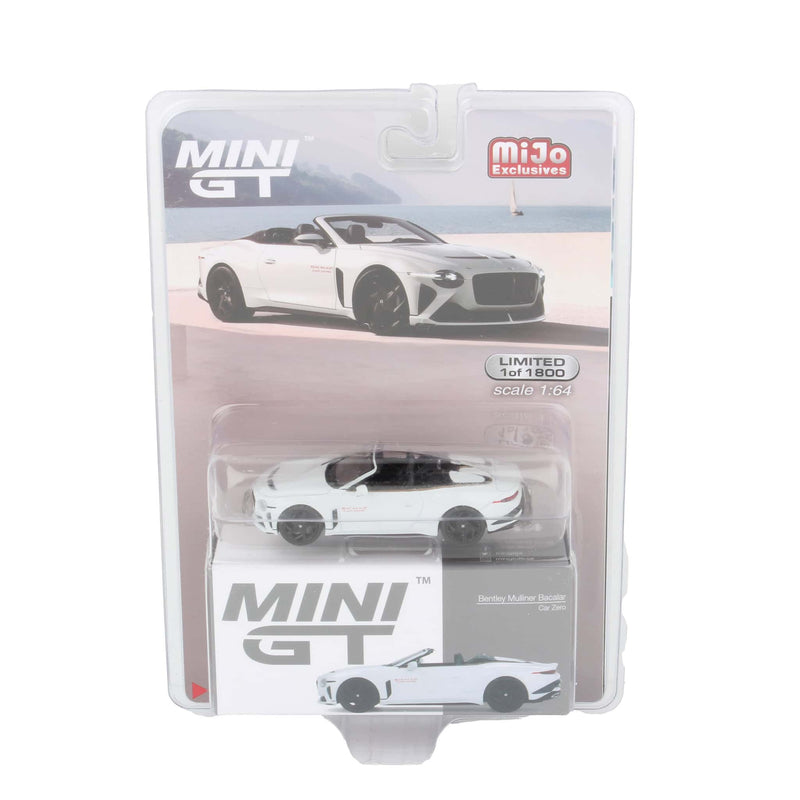 1/64 Mijo Bentley Mulliner Bacalar, Car Zero, White, Limited Edition by Mini GT
