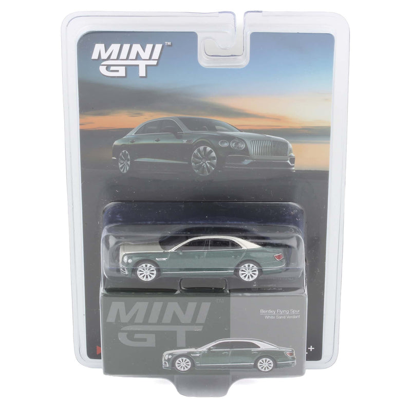 1/64 Bentley Flying Spur, White Sand Verdant by Mini GT