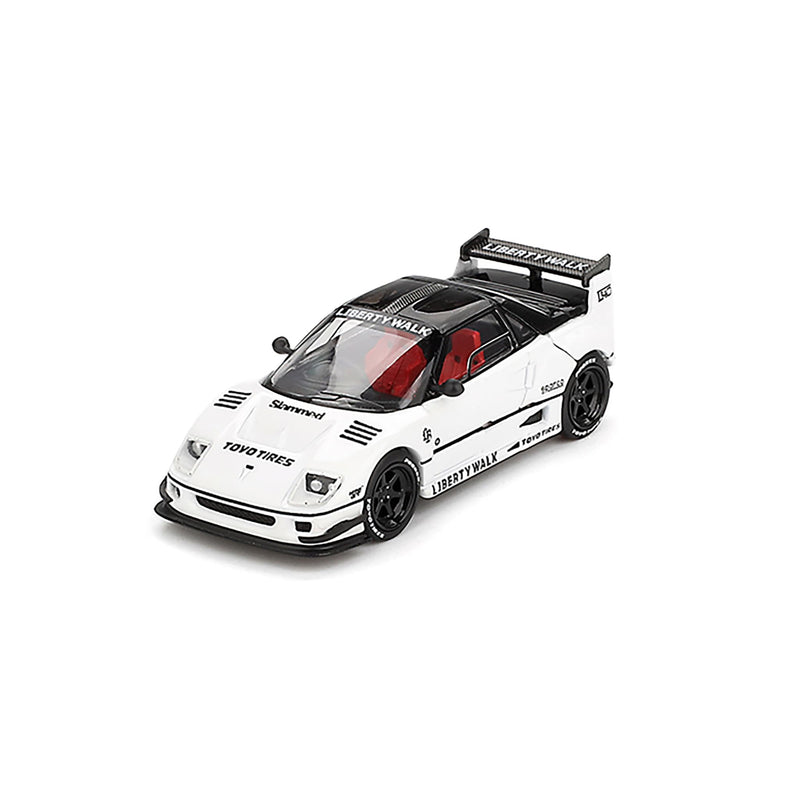 1/64 Mazda AZ-1 Liberty Walk LB40, White, 2024 Tokyo A, Mini GT