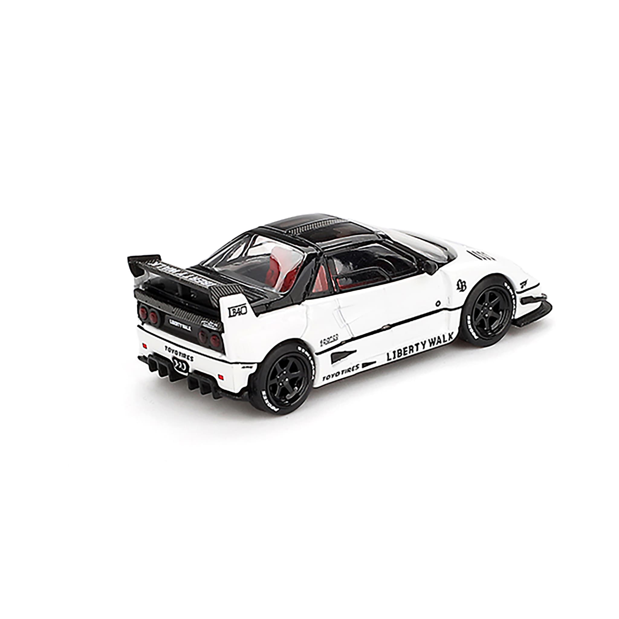 1/64 Mazda AZ-1 Liberty Walk LB40, White, 2024 Tokyo A, Mini GT