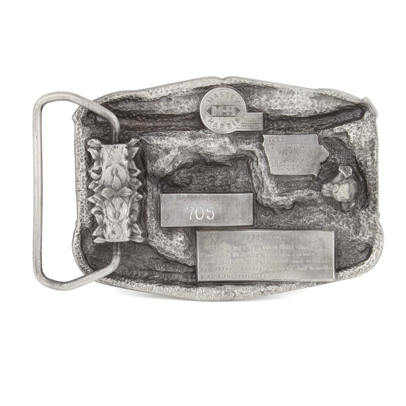 Massey Harris 20 Combine Limited Edition Metal Belt Buckle
