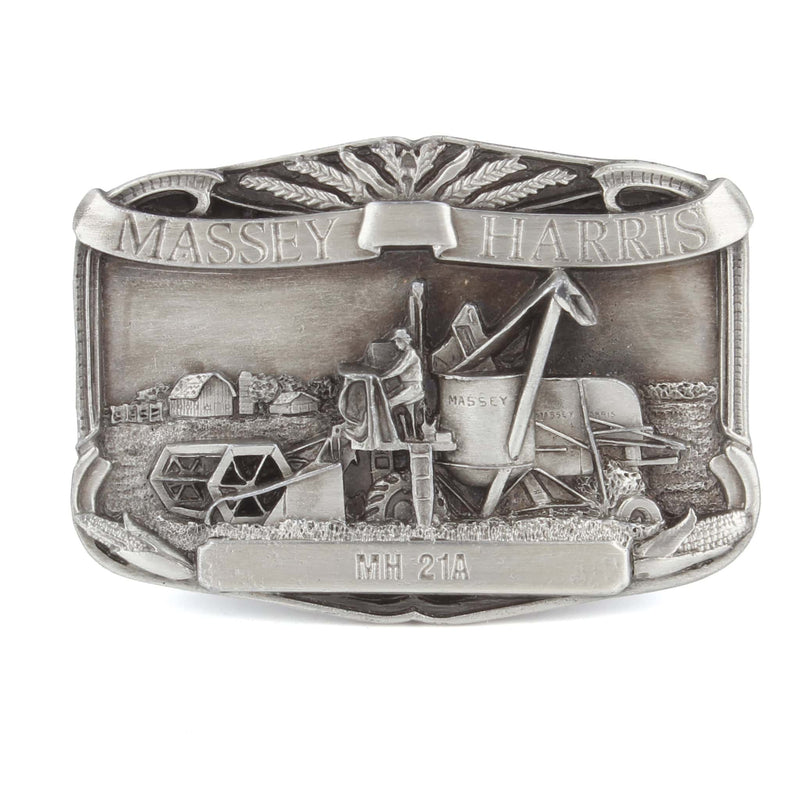 Massey Harris 21A Combine Limited Edition Metal Belt Buckle