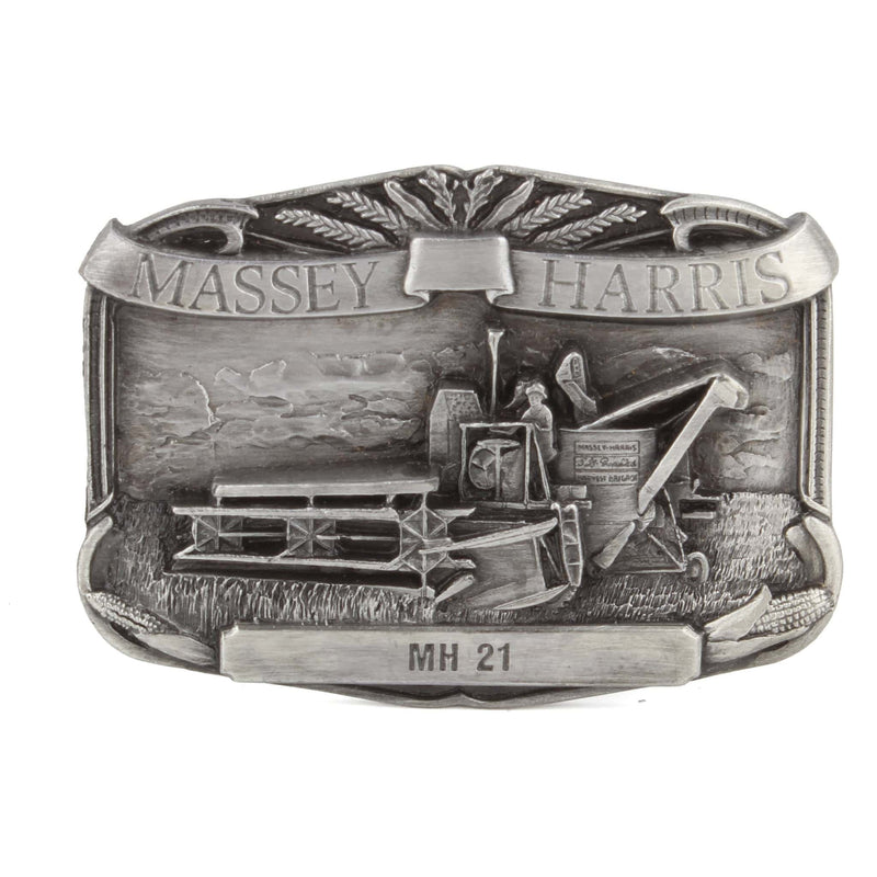 Massey Harris 21 Combine Limited Edition Metal Belt Buckle