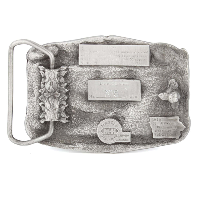 Massey Harris 222 Combine Limited Edition Metal Belt Buckle