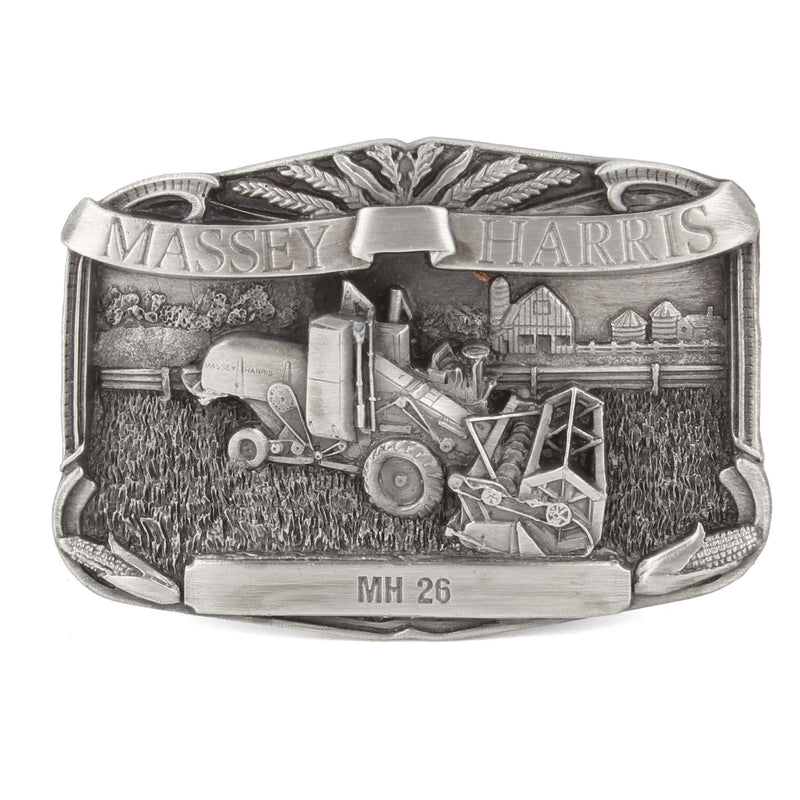 Massey Harris 26 Combine Limited Edition Metal Belt Buckle