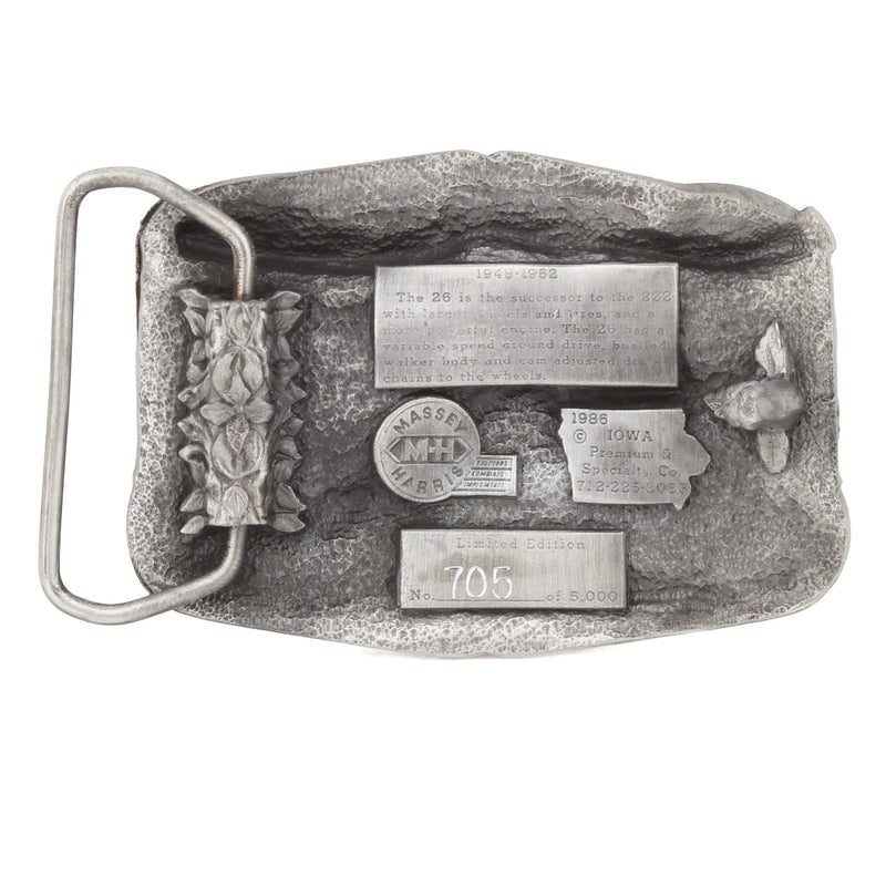 Massey Harris 26 Combine Limited Edition Metal Belt Buckle