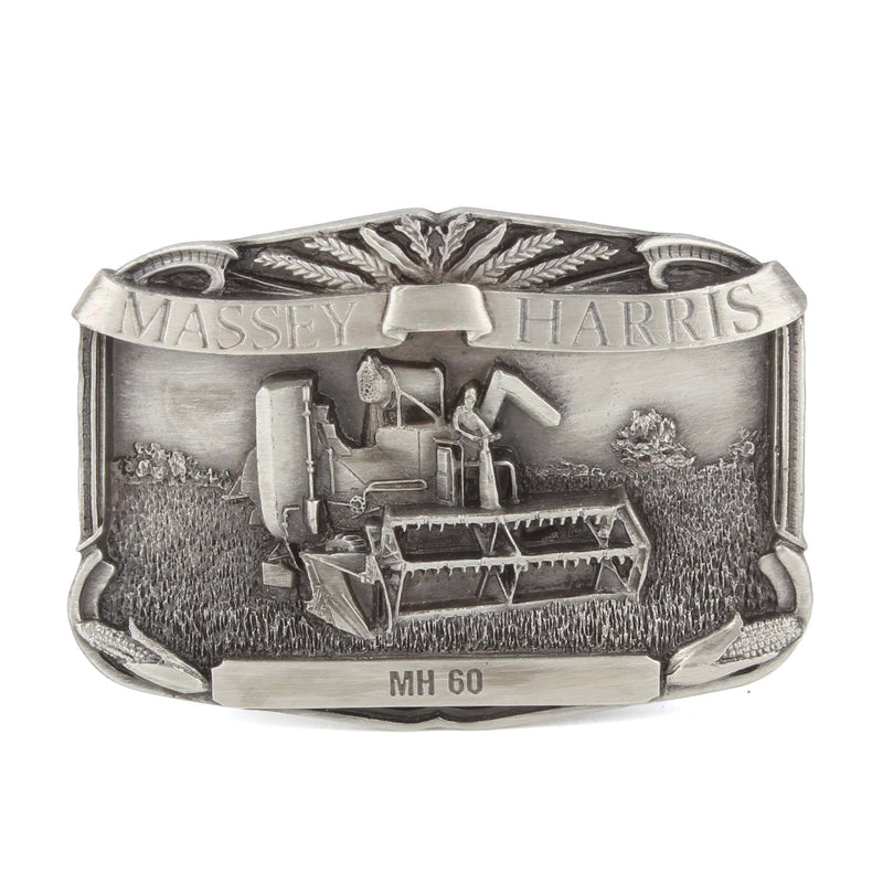 Massey Harris 60 Combine Limited Edition Metal Belt Buckle