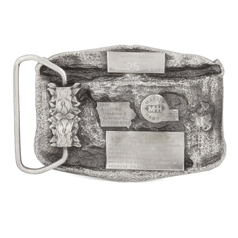 Massey Harris 70 Combine Limited Edition Metal Belt Buckle