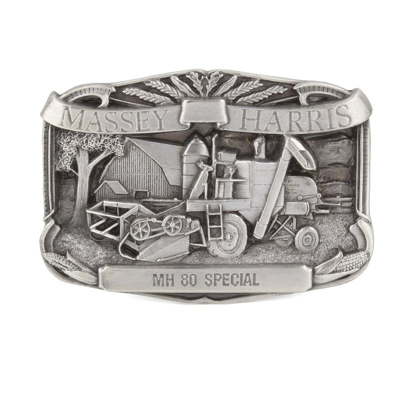 Massey Harris 80 Special Combine Limited Edition Metal Belt Buckle