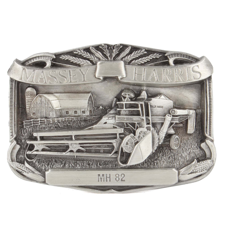 Massey Harris 82 Combine Limited Edition Metal Belt Buckle
