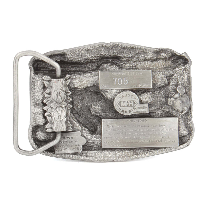Massey Harris 82 Combine Limited Edition Metal Belt Buckle